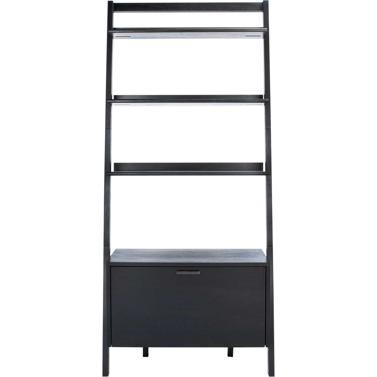 Vladan 3 Shelf 1 Door Etagere Black