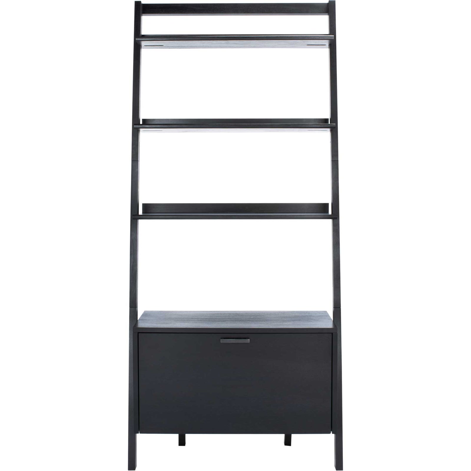 Vladan 3 Shelf 1 Door Etagere Black