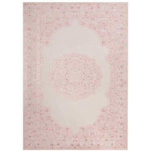 Fables Malo Ivory/Pink Area Rug
