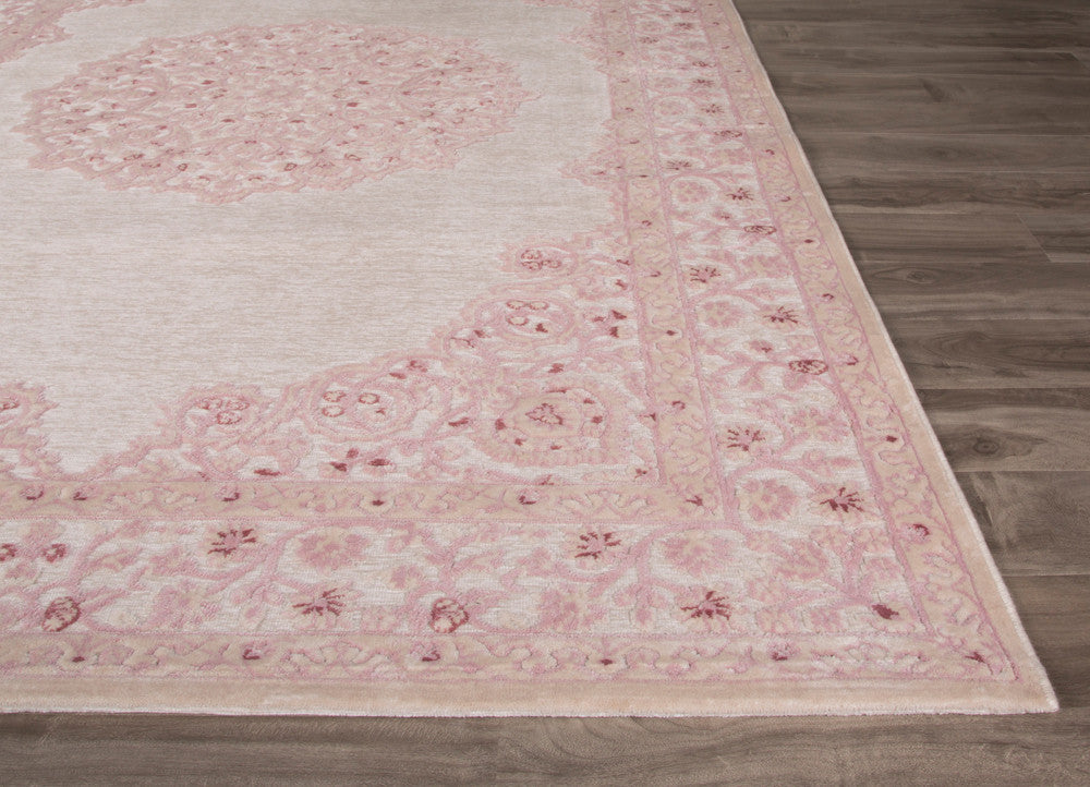 Fables Malo Ivory/Pink Area Rug