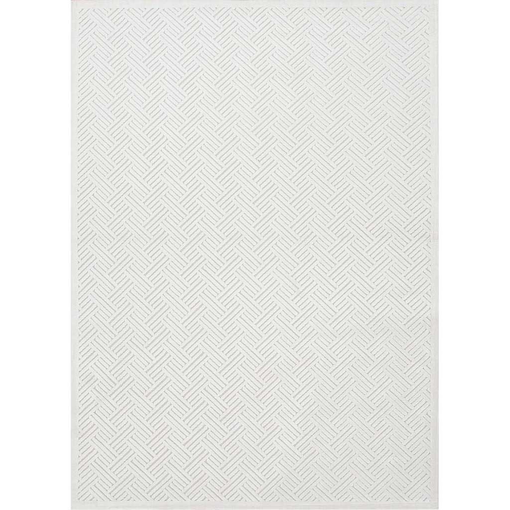Fables Thatch White Area Rug