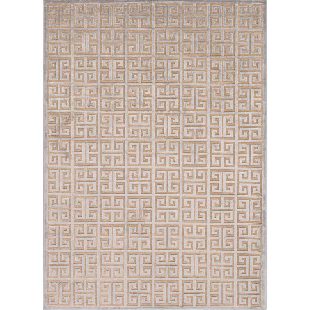 Fables Greek Pebble/Celestial Blue Area Rug