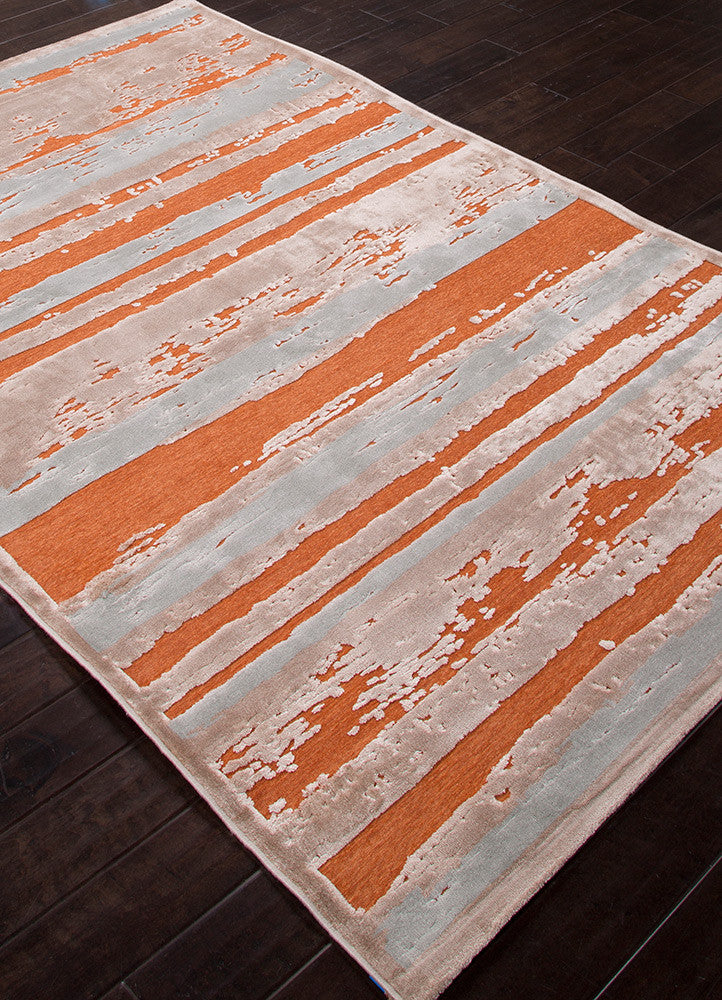 Fables Dazzle Apricot Orange/Barely Blue Area Rug