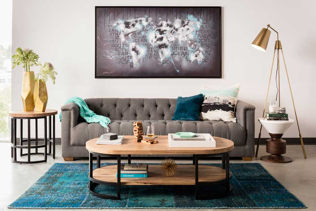 Asher Floor Lamp Gold