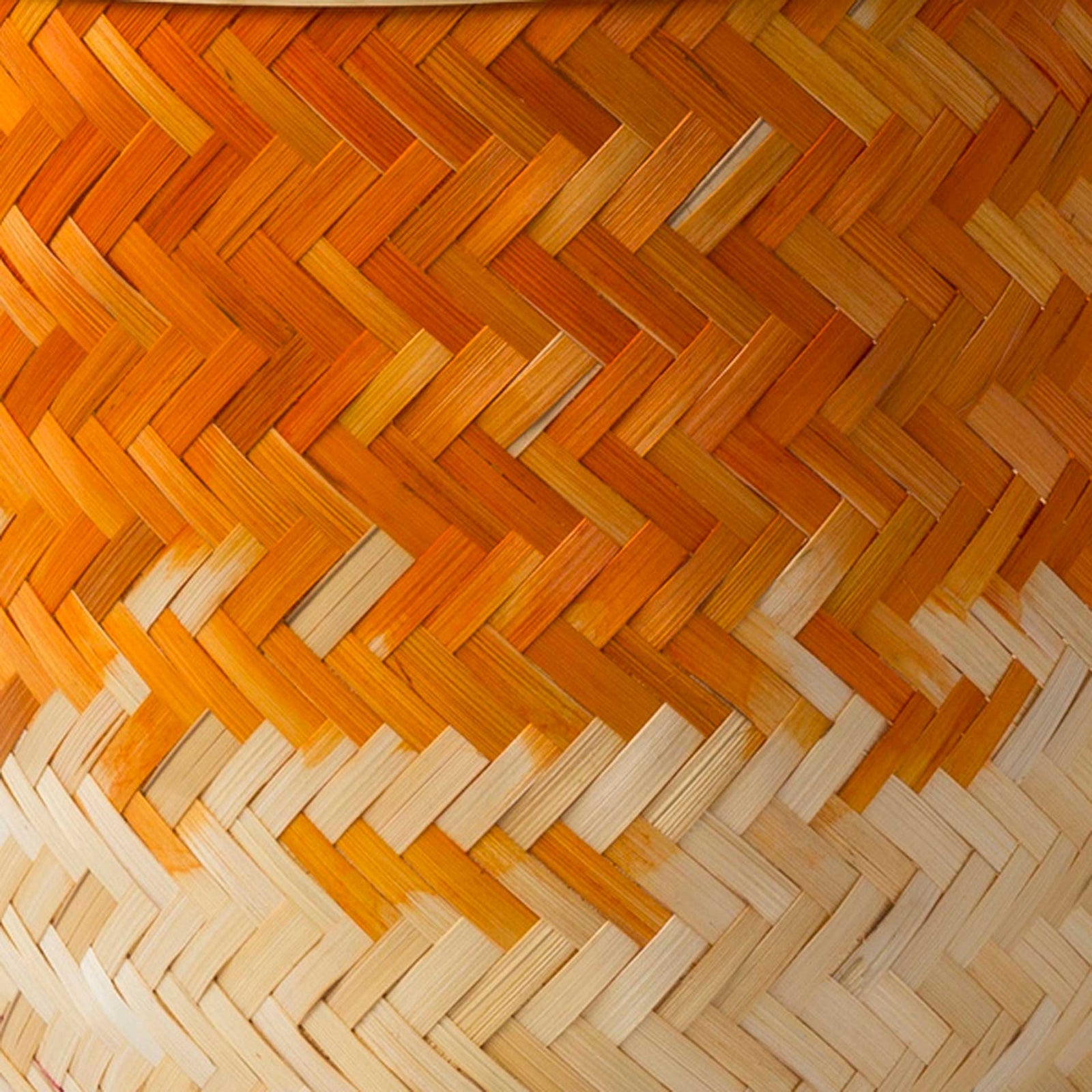 Frank Basket Bright Orange/Cream