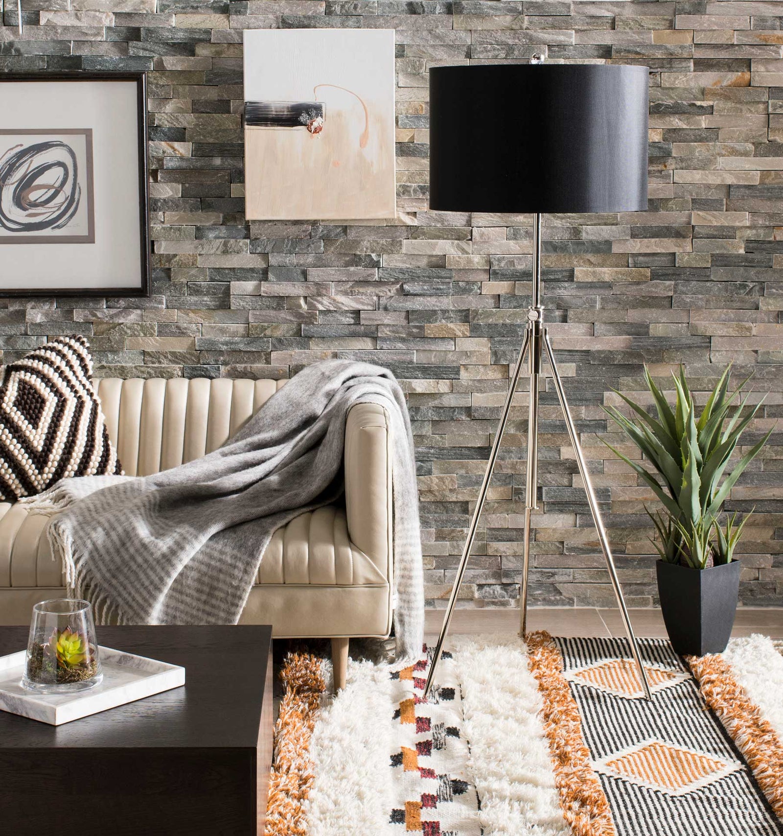 Cillian Adjustable Floor Lamp Nickel