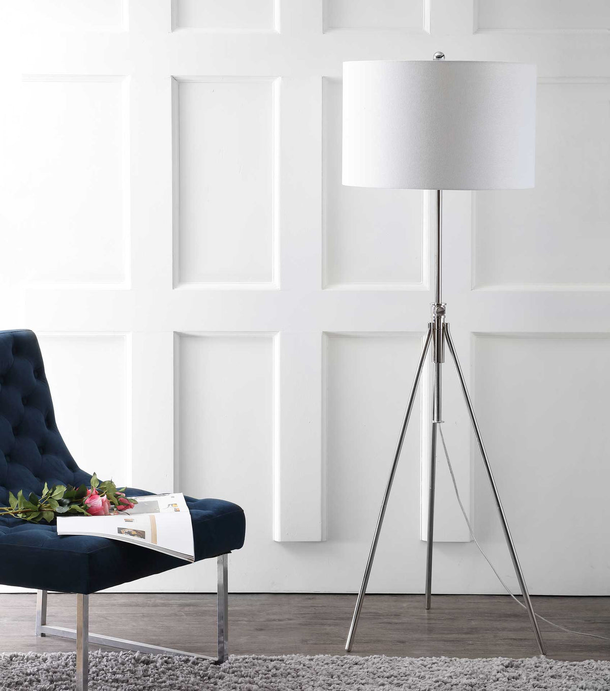 Cillian Floor Lamp Nickel