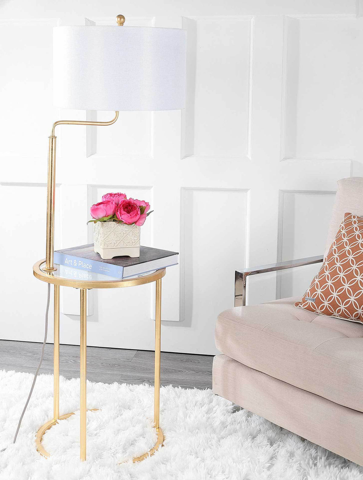 Cristian Floor Lamp Side Table