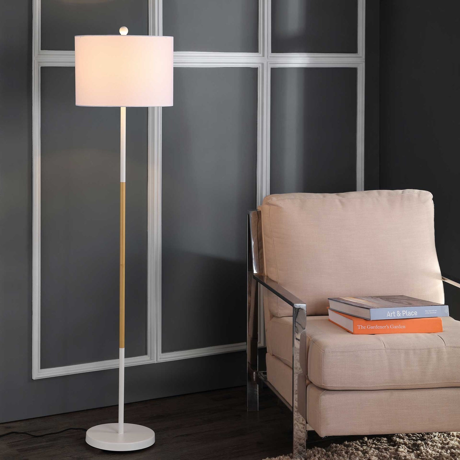 Medora Floor Lamp White