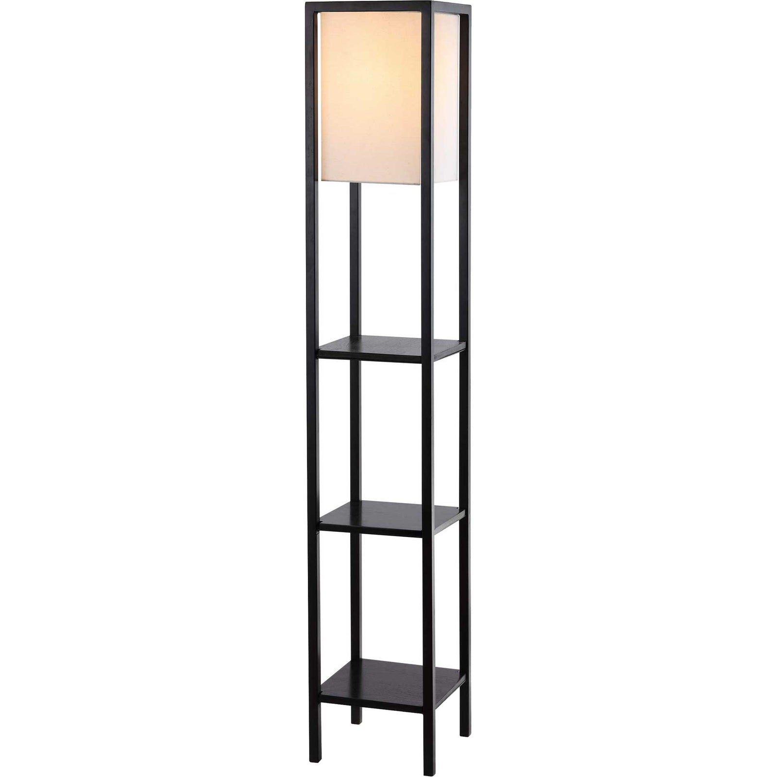 Riley Shelf Floor Lamp Black