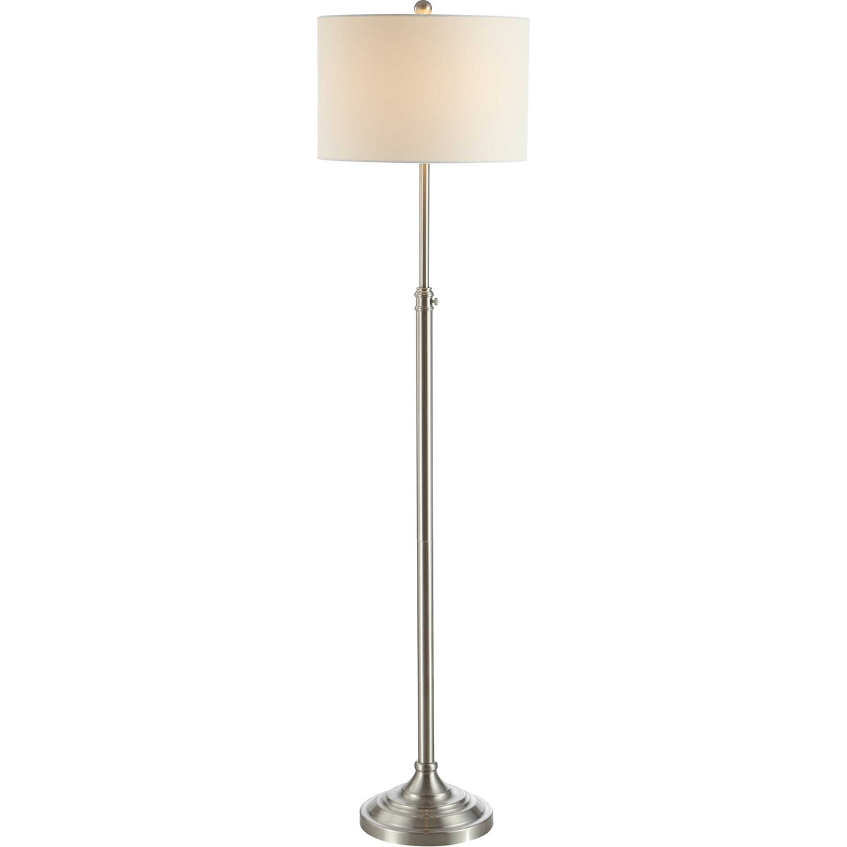 Leaf Floor Lamp Brush Nickel
