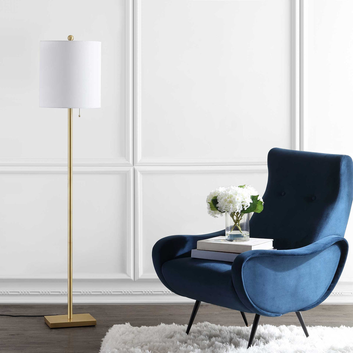 Ocean Floor Lamp Brass Gold