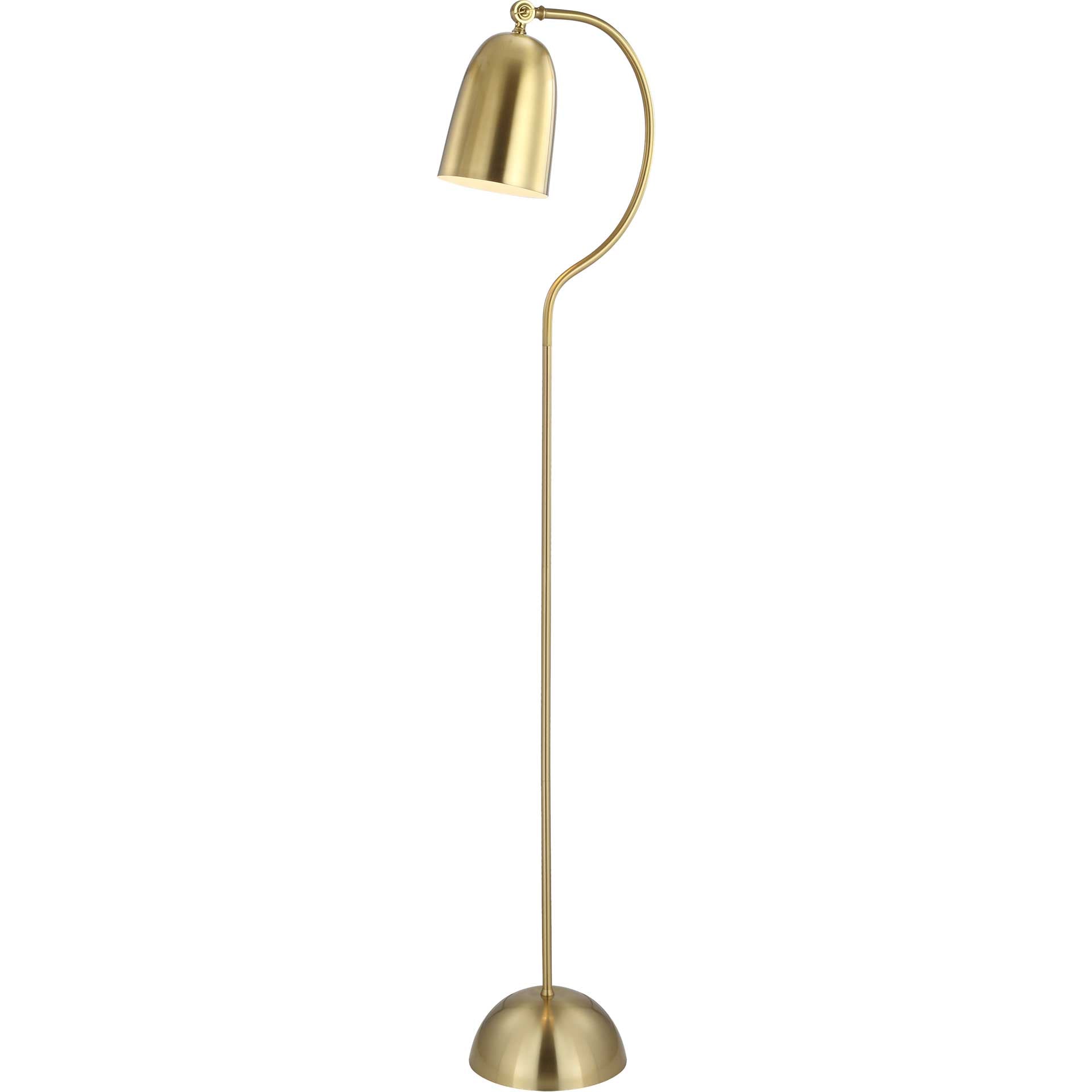 Zenith Floor Lamp Brass Gold