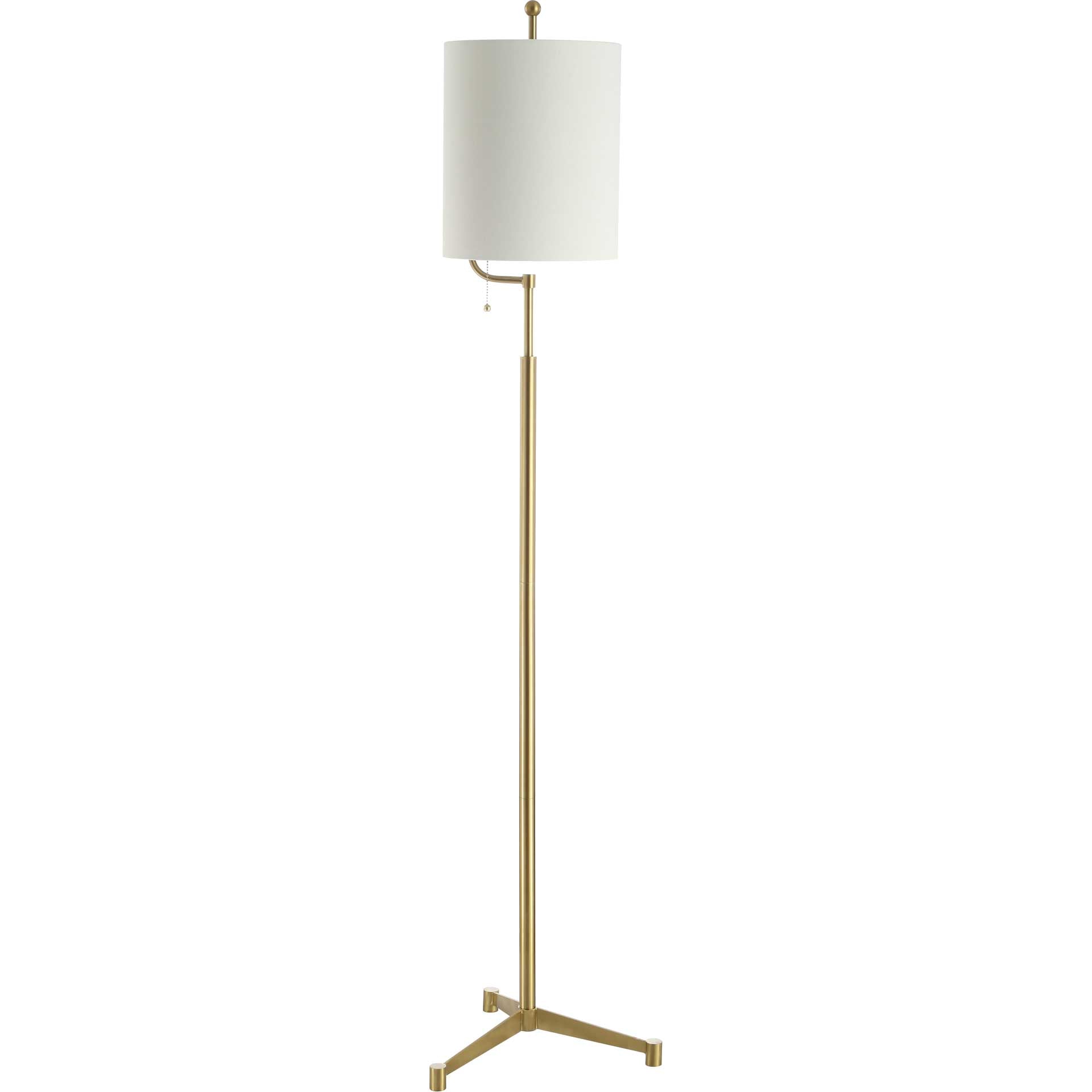 Ezla Floor Lamp Brass Gold