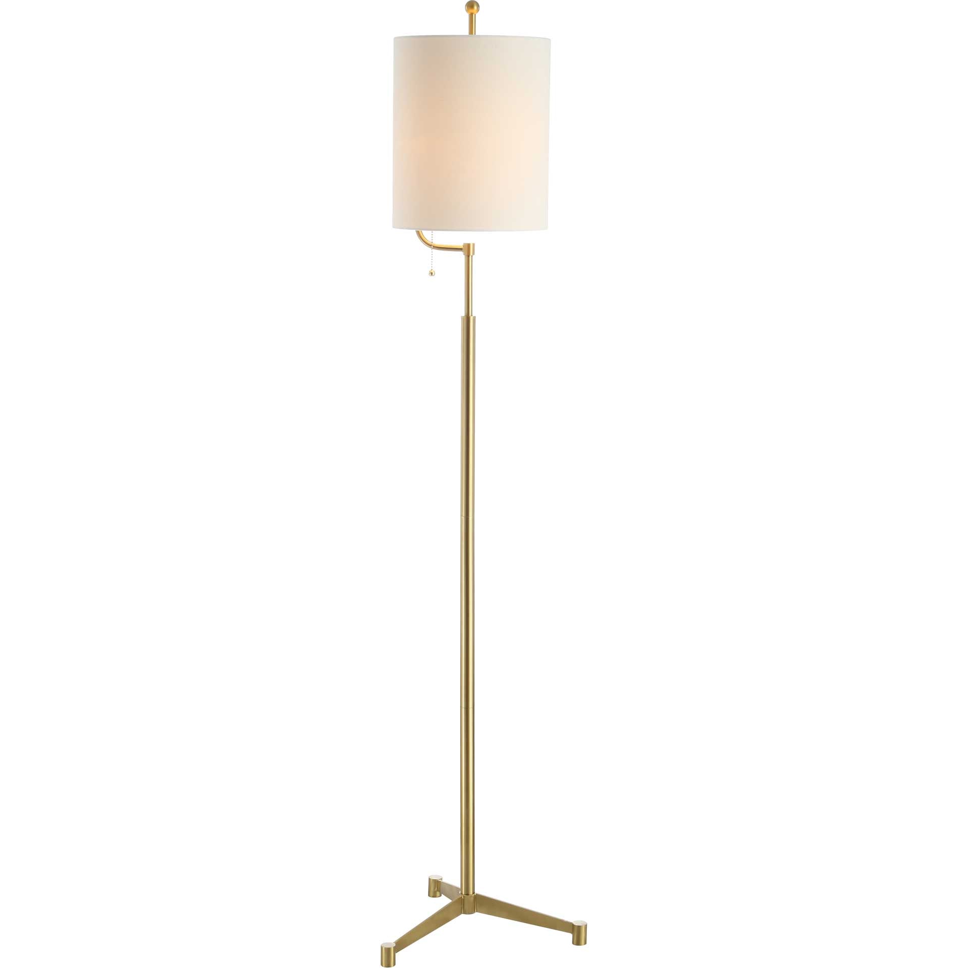 Ezla Floor Lamp Brass Gold