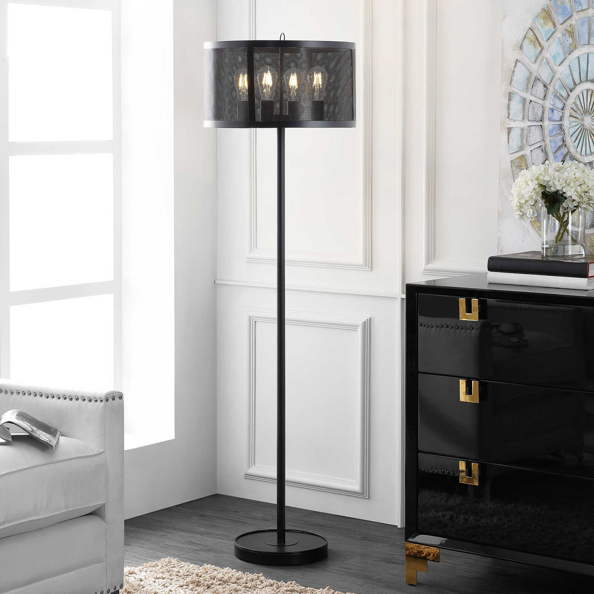 Velia Floor Lamp Black
