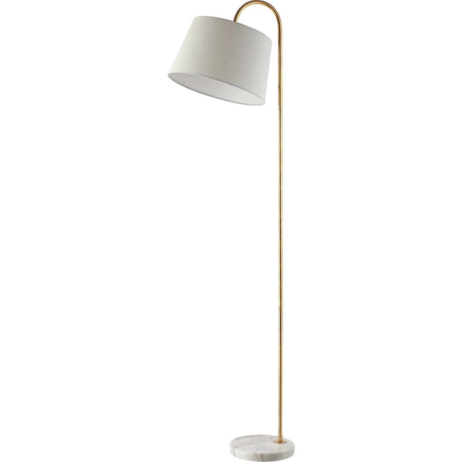 Dahlia Floor Lamp Gold/White