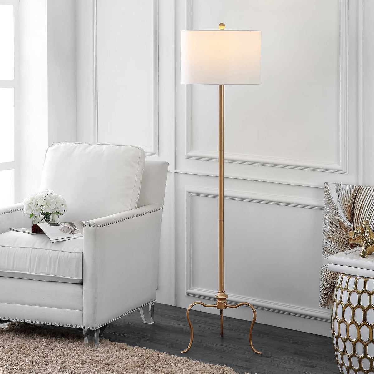 Eastwood Floor Lamp Antique Gold