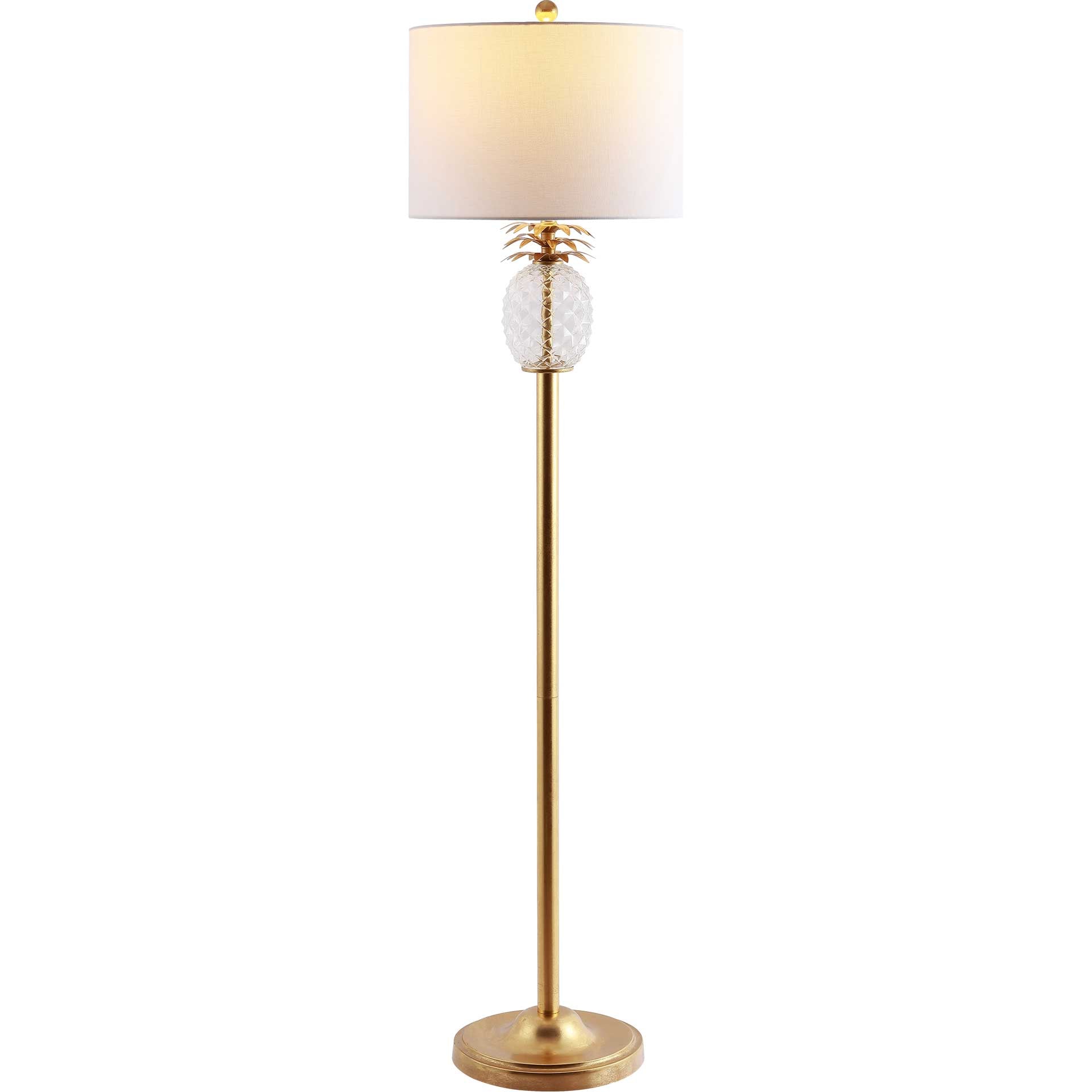 Ellaria Floor Lamp Gold/Clear