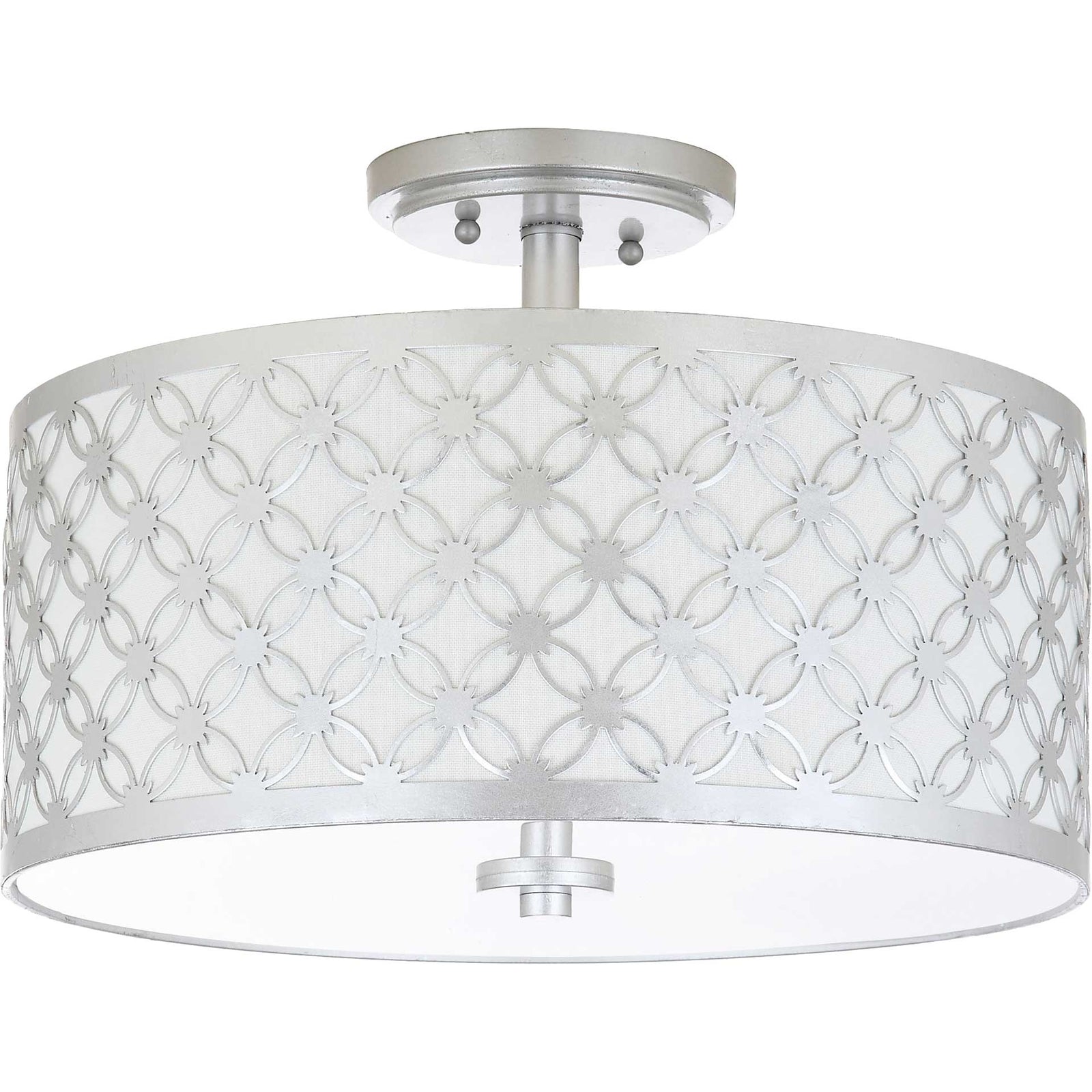 Huntley Silver Flush Mount Silver