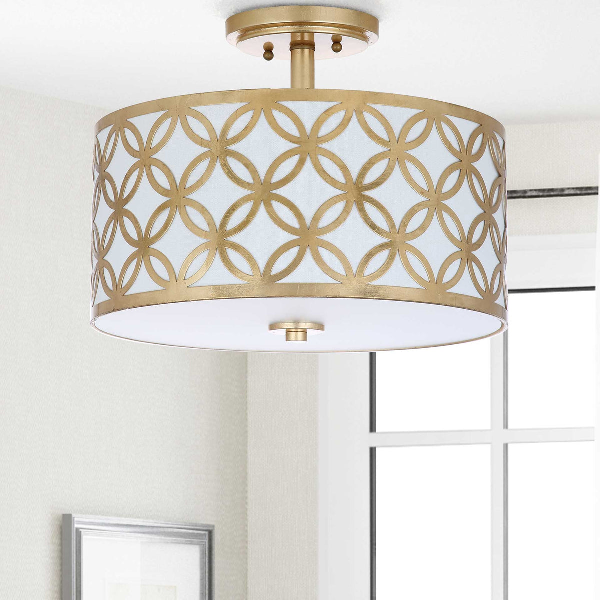 Celine Gold Flush Mount Gold