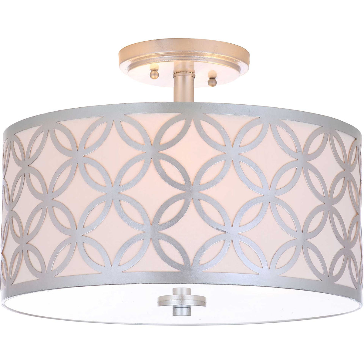 Celine Silver Flush Mount Silver