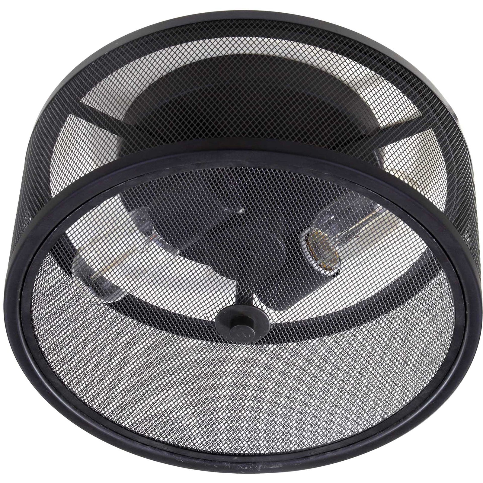 Albright Flush Mount Black