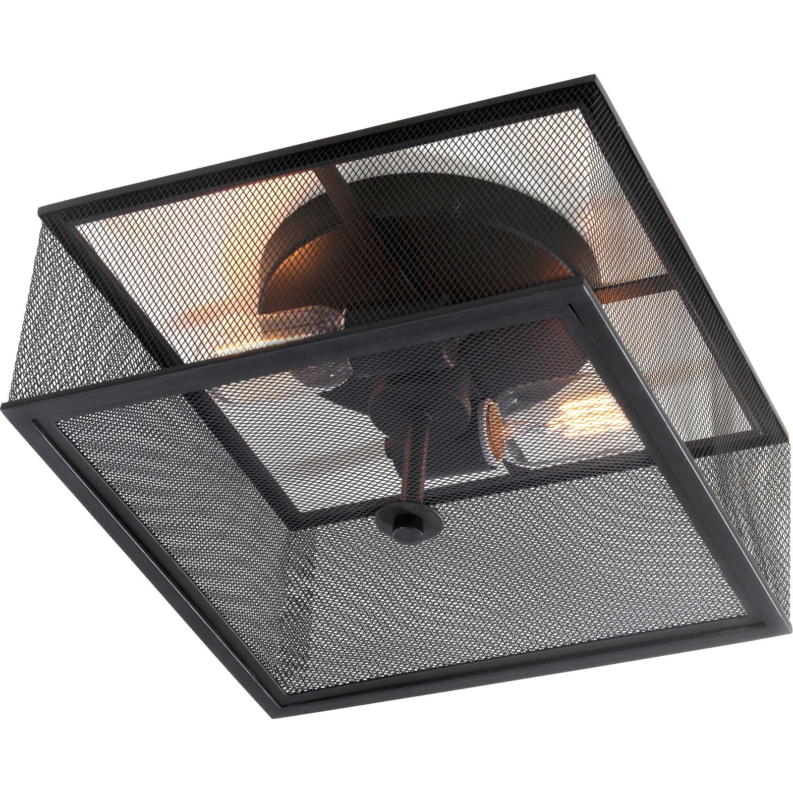 Hacienda Flush Mount Black