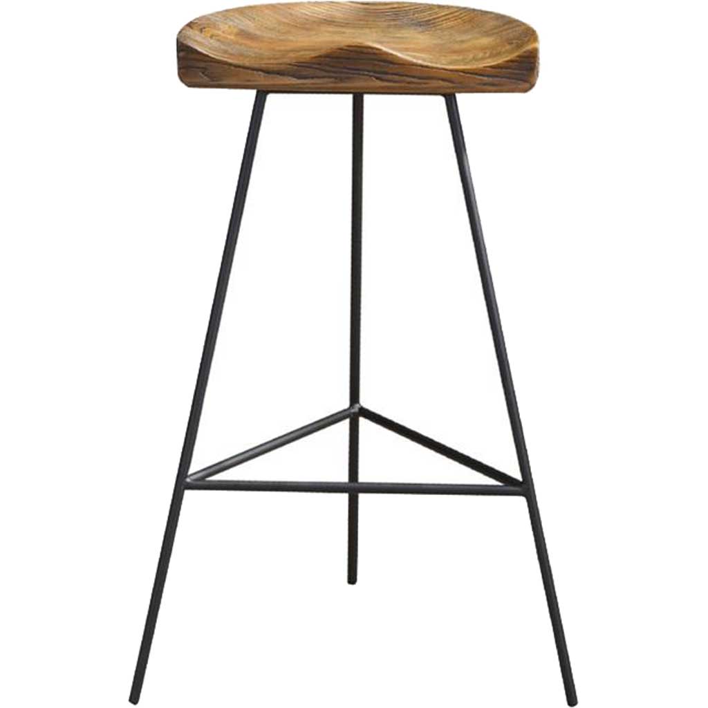 Stylish Wood Counter Stool