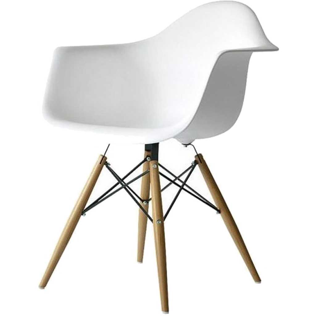 Warren Dining Arm Chair White