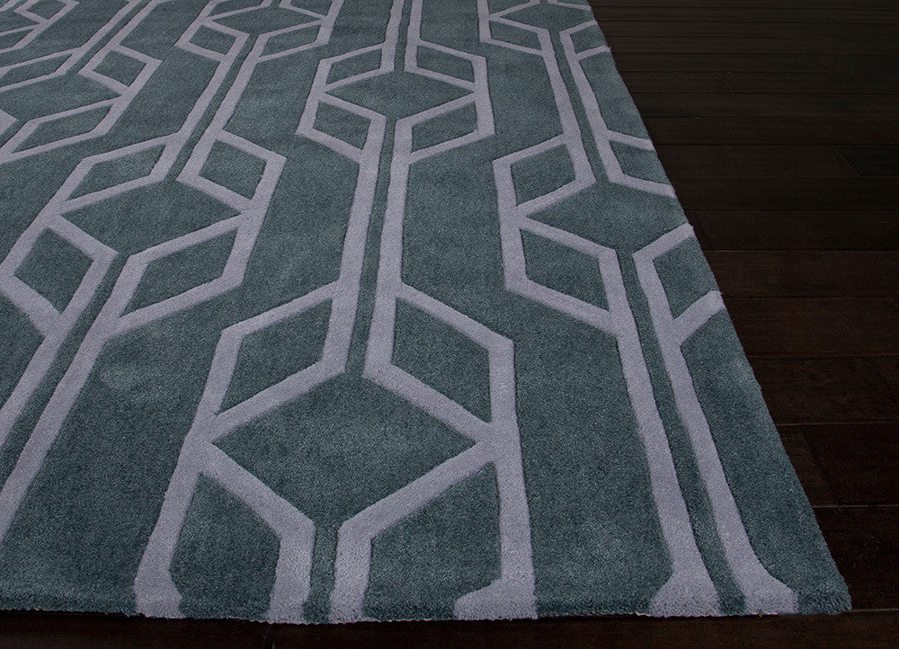 Fusion Brant Provincial Blue/Belgian Block Area Rug