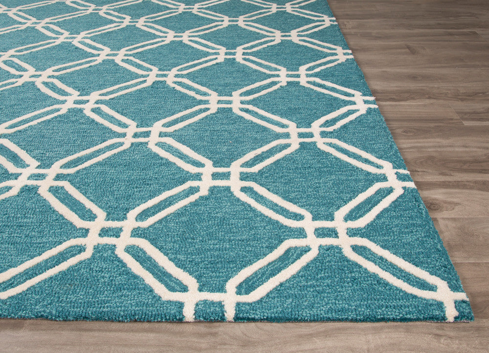 Fusion Duran Blue/Ivory Area Rug