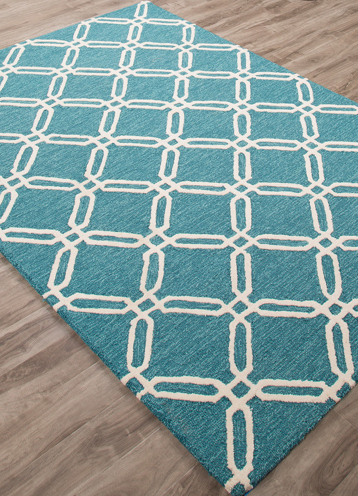 Fusion Duran Blue/Ivory Area Rug