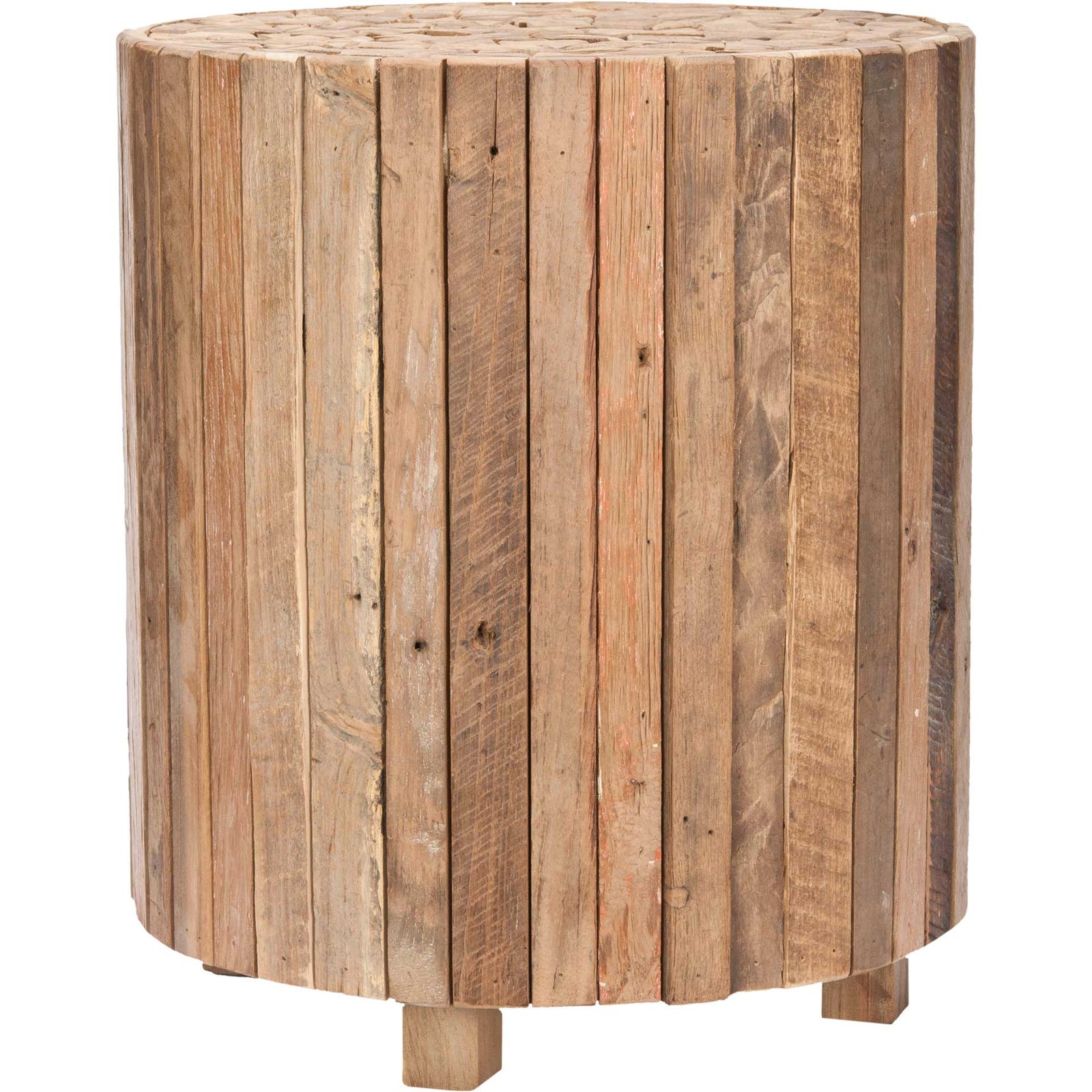 Richard Round End Table Medium Oak