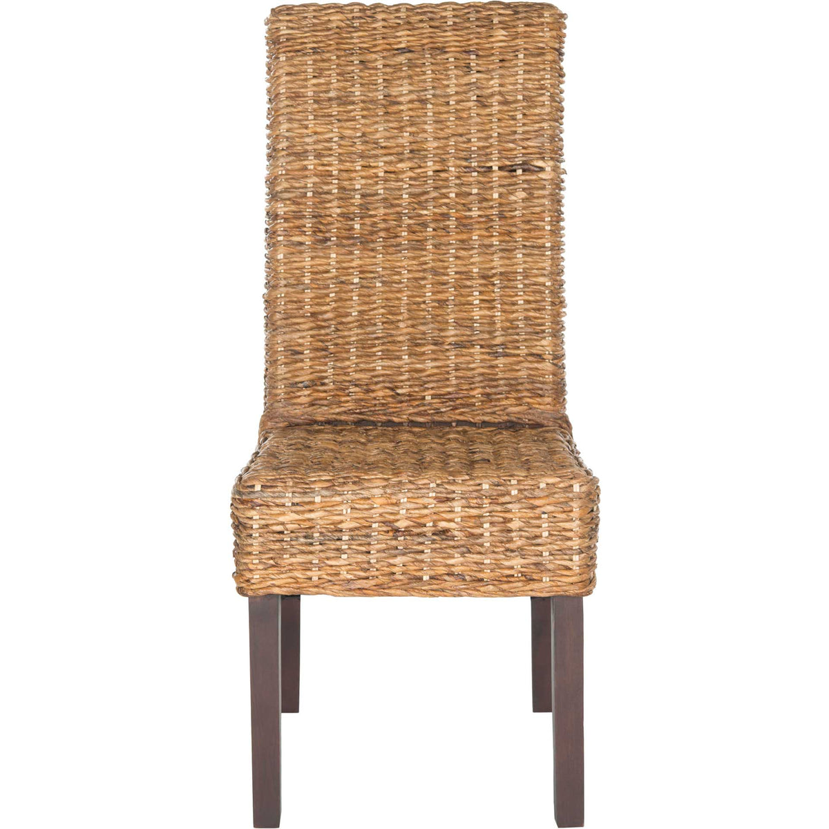 Bahati Side Chair Natural/Dark Brown (Set of 2)