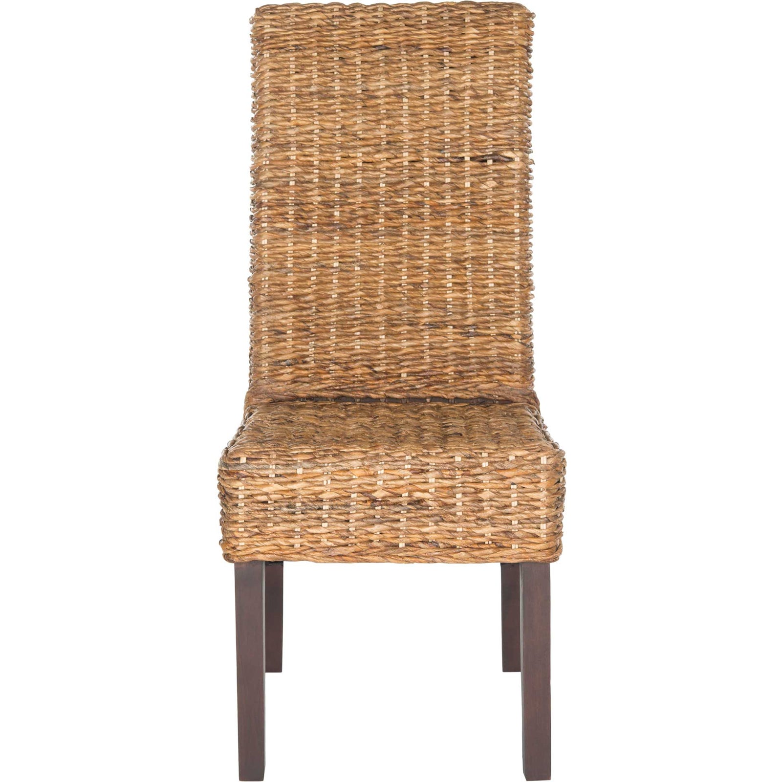 Bahati Side Chair Natural/Dark Brown (Set of 2)