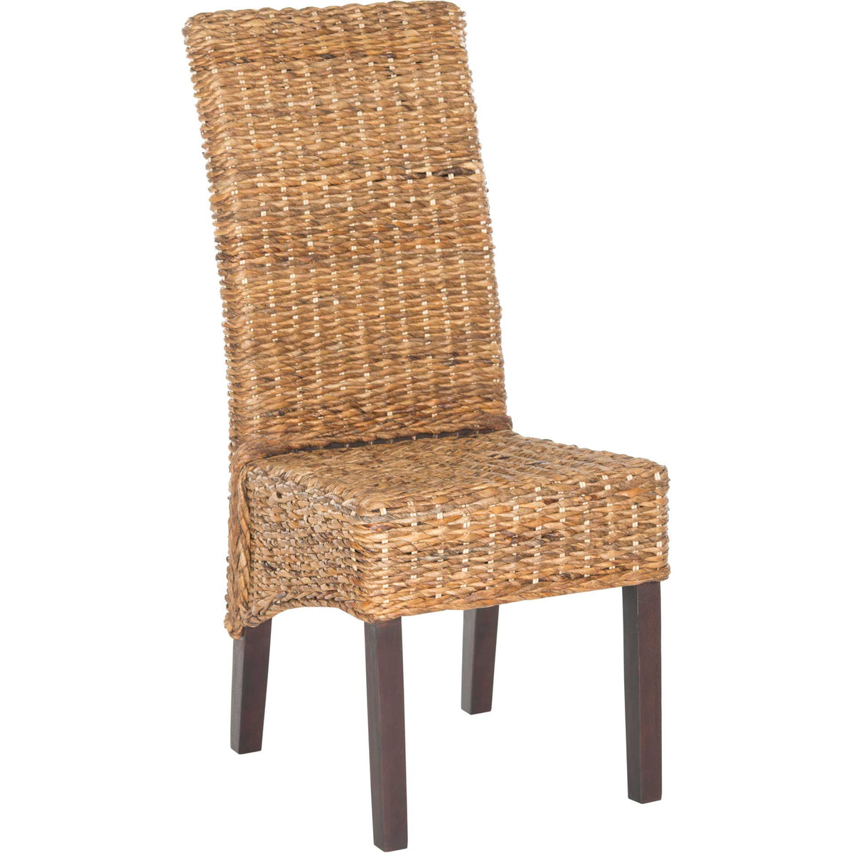 Bahati Side Chair Natural/Dark Brown (Set of 2)