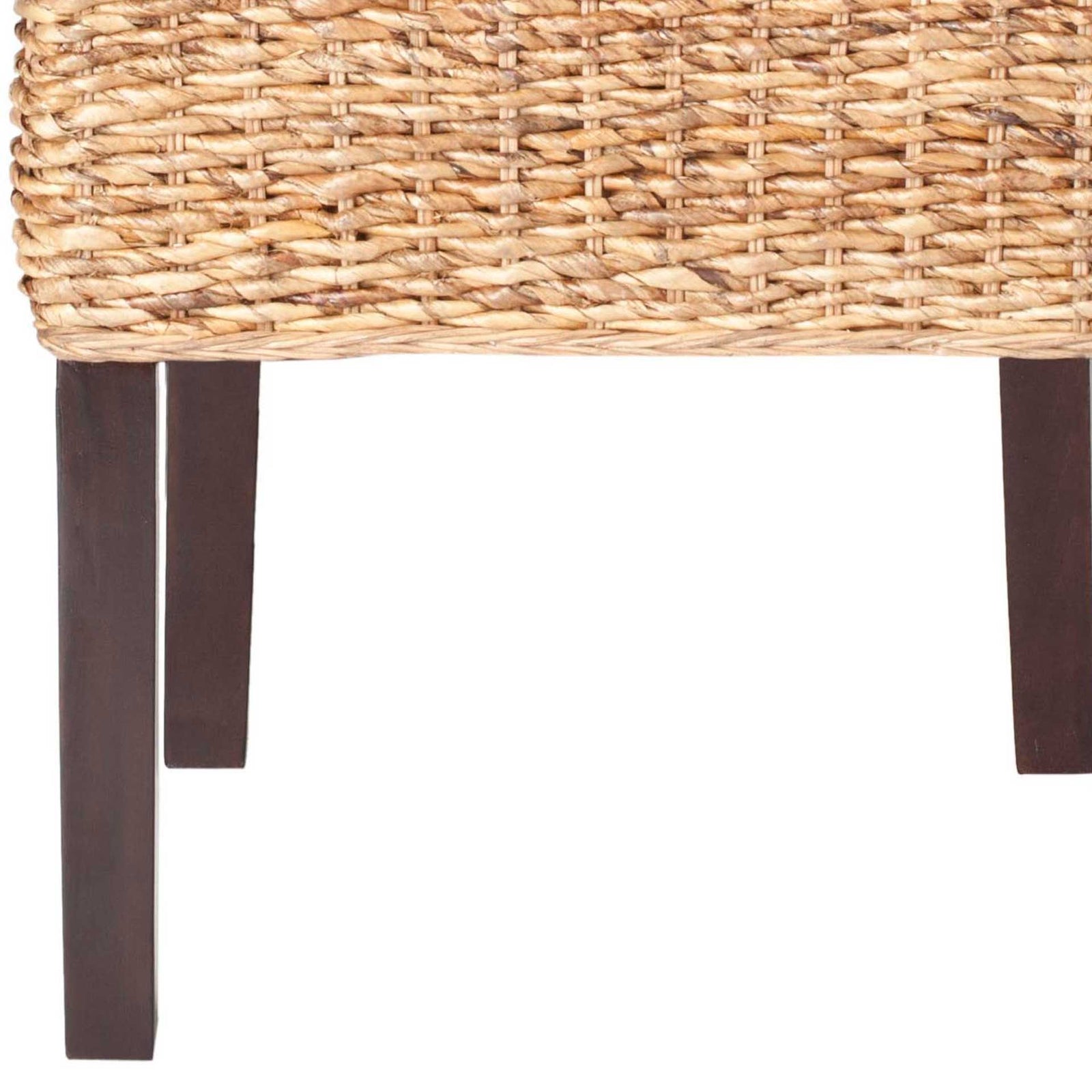 Kisii Rattan Side Chair Natural/Dark Brown (Set of 2)