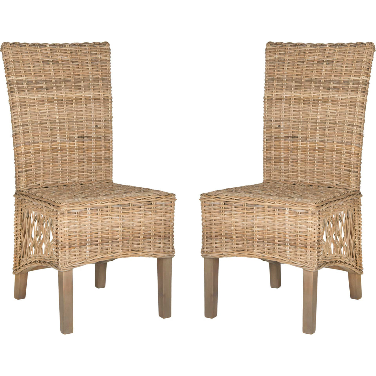 Sublime Rattan Side Chair Natural (Set of 2)