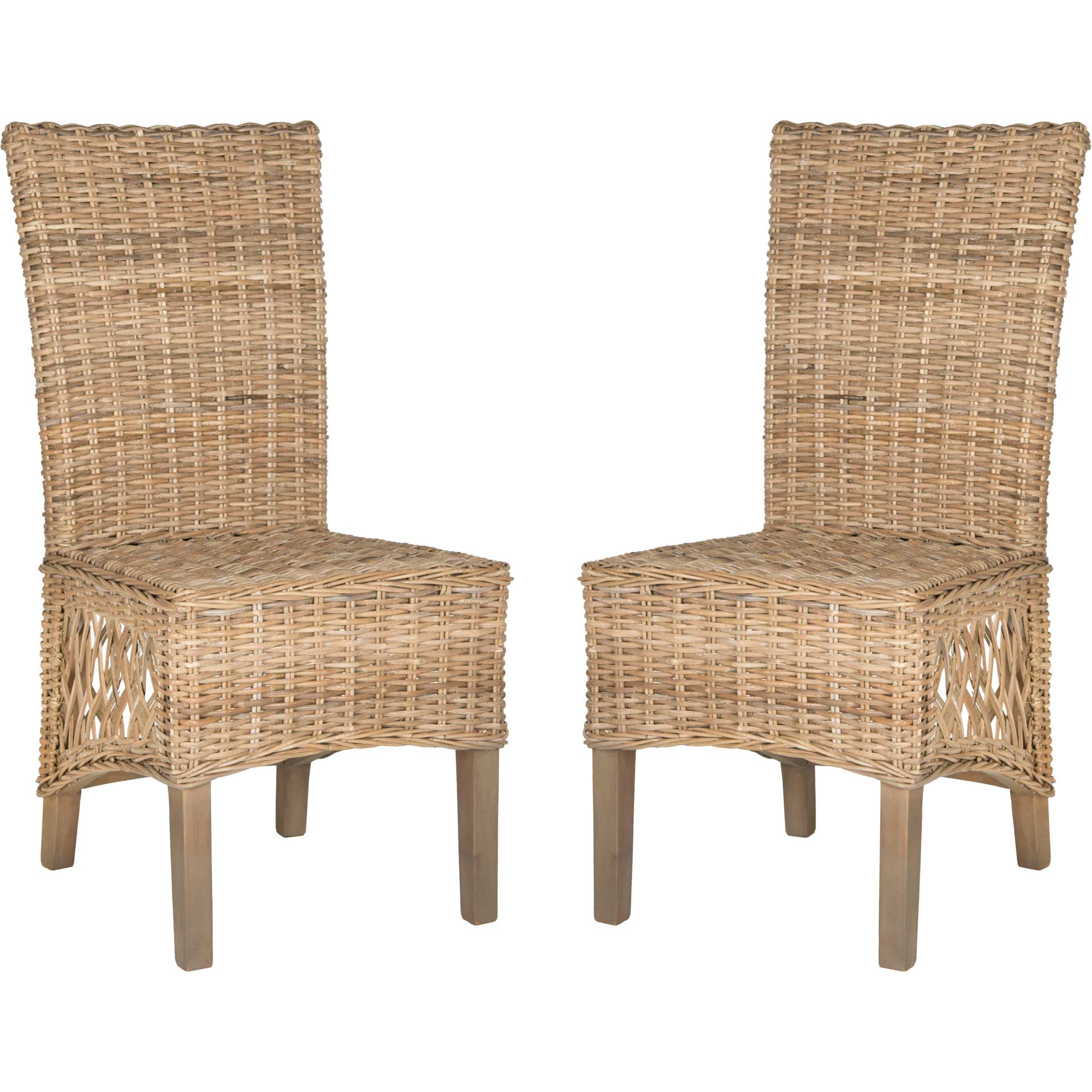 Sublime Rattan Side Chair Natural (Set of 2)