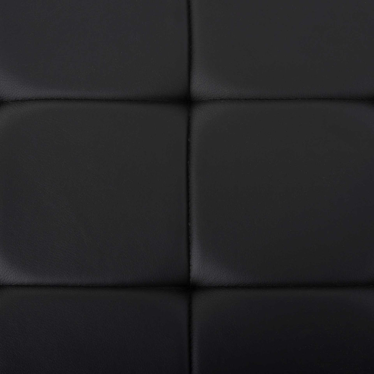 Mingle Ottoman Black/Chrome