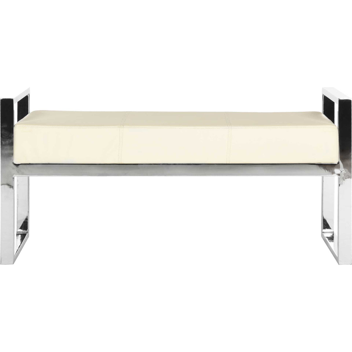 Sloan Bench Creme/Chrome