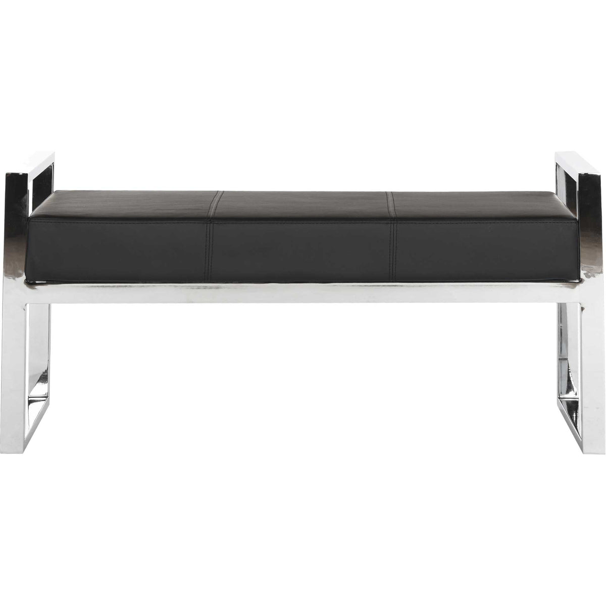 Sloan Bench Black/Chrome