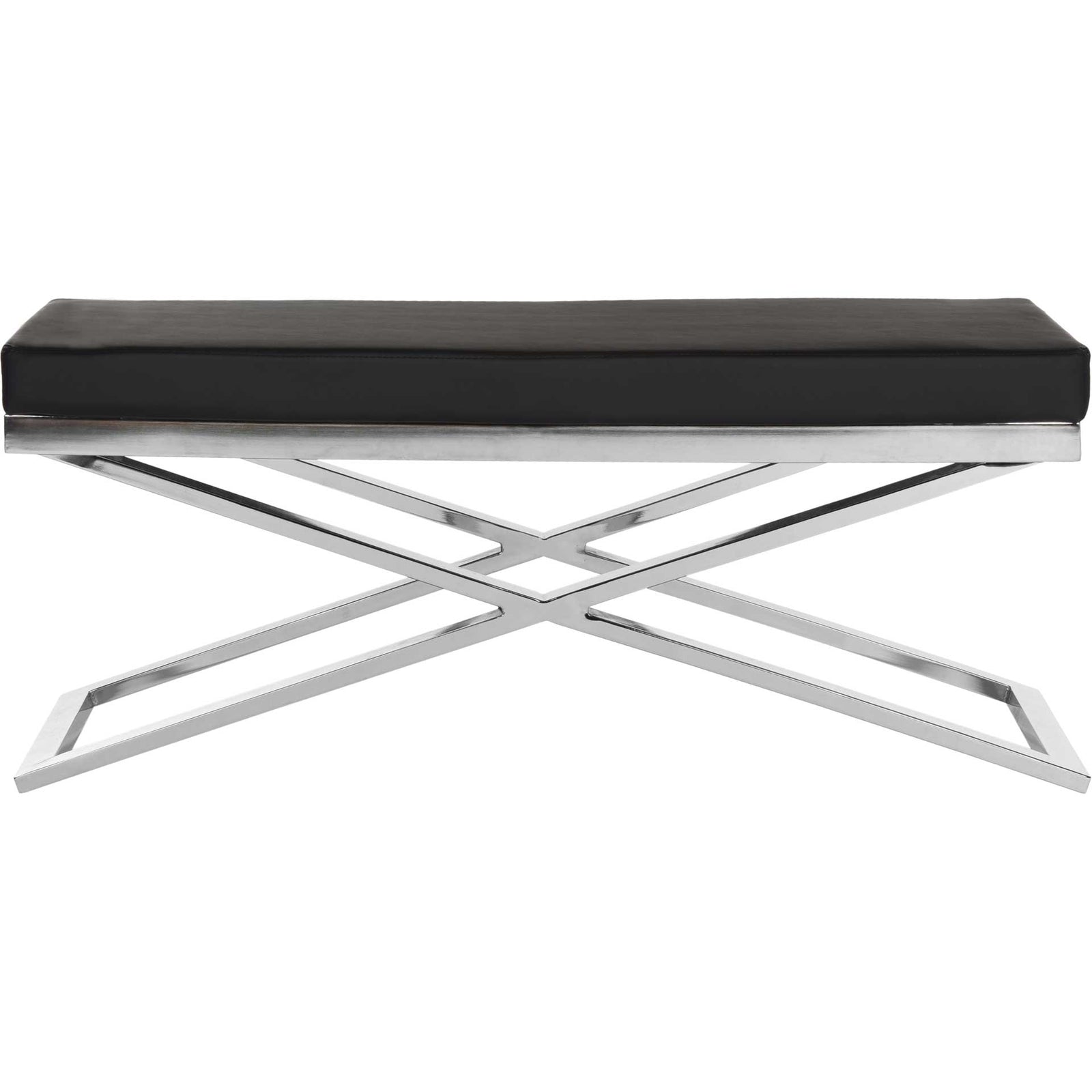 Achilles Bench Black/Silver/Chrome