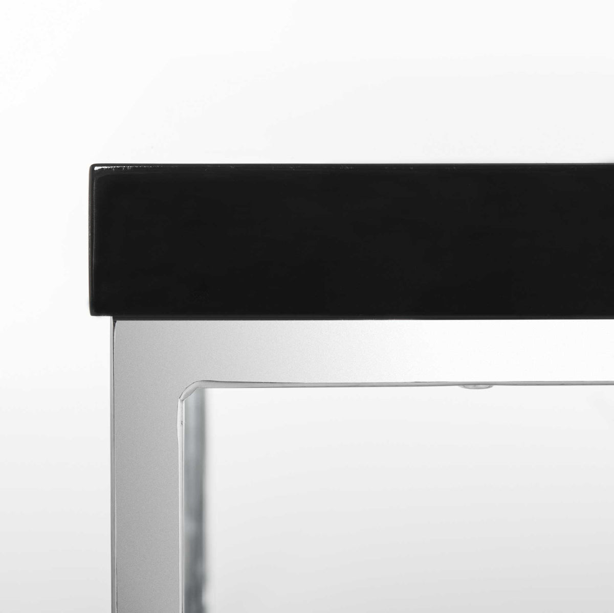 Mark Chrome High Gloss Coffee Table Black/Chrome