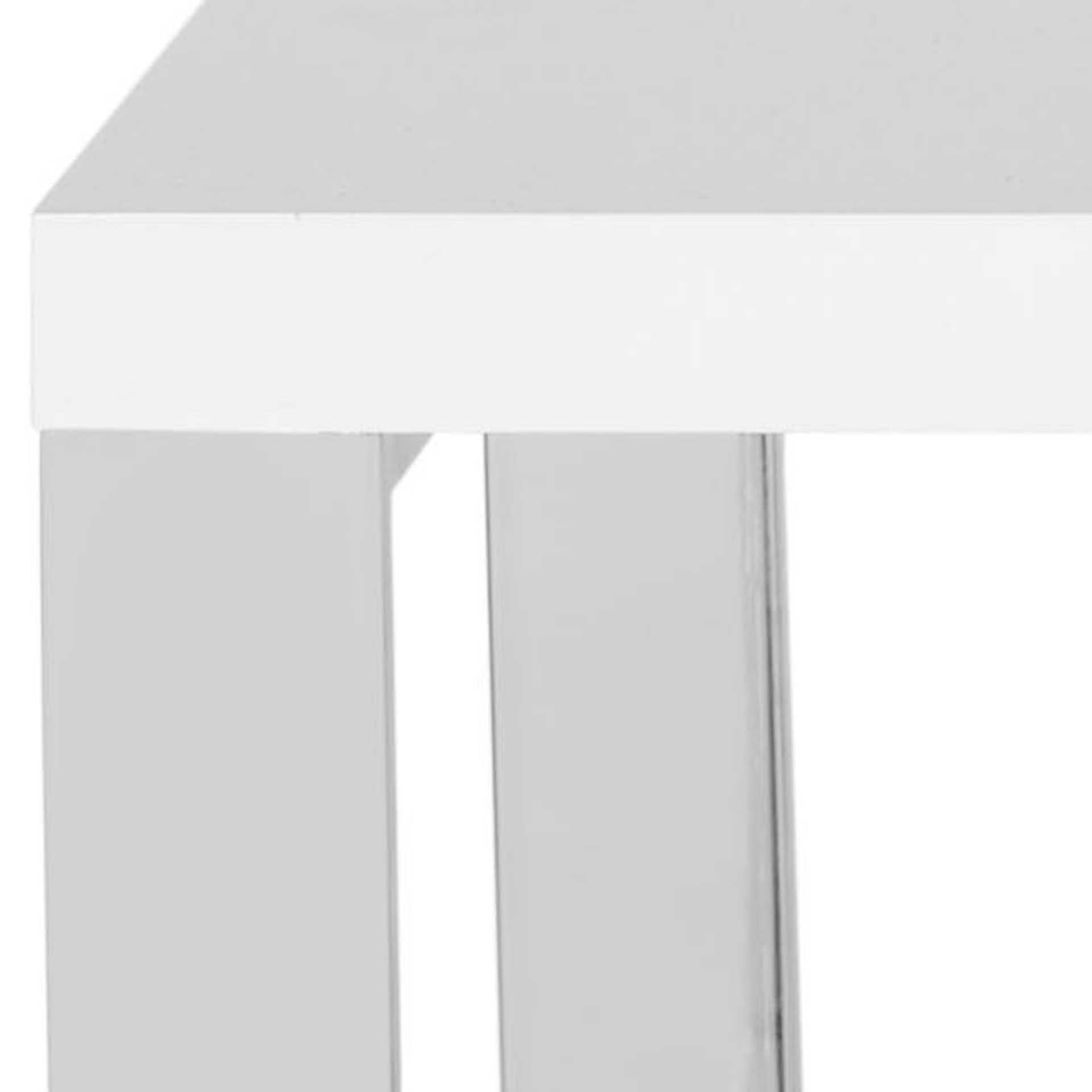 Rove Coffee Table White/Chrome