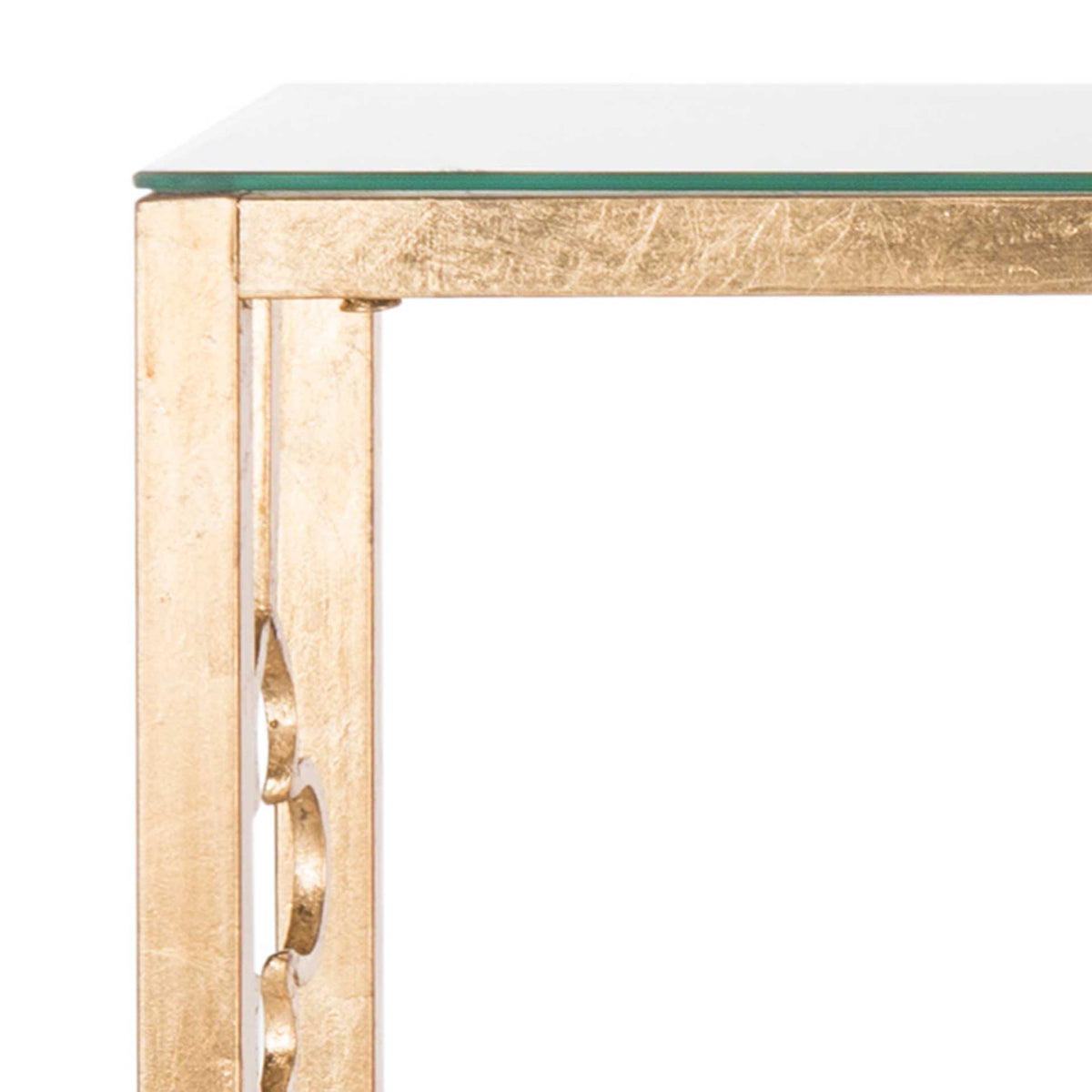 John Console Table Antique Gold