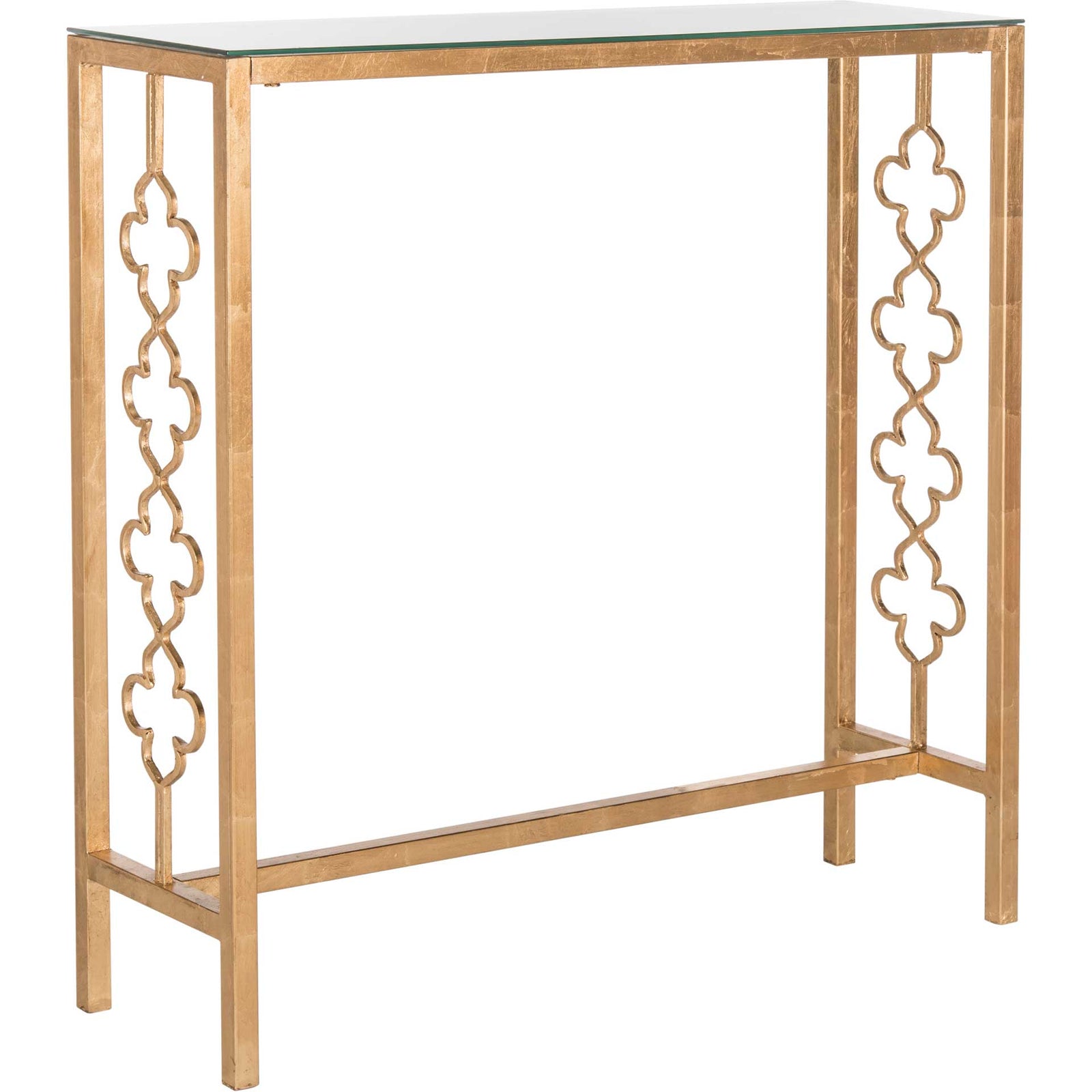 John Console Table Antique Gold