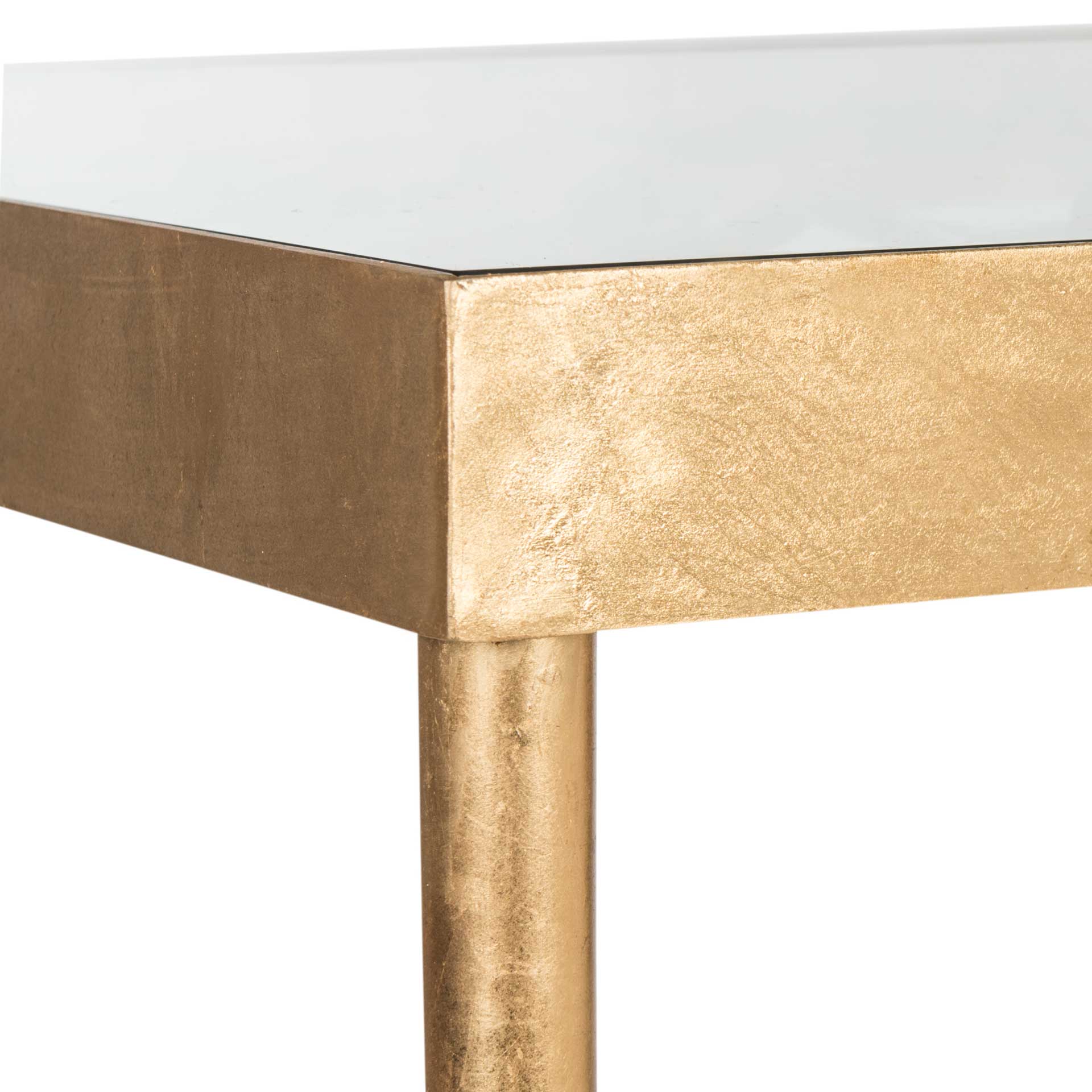 Rodney Butterfly Console Table Antique Gold