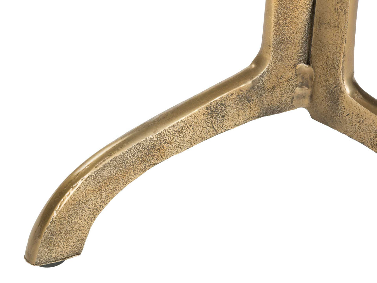 Braylen Accent Table Antique Brass